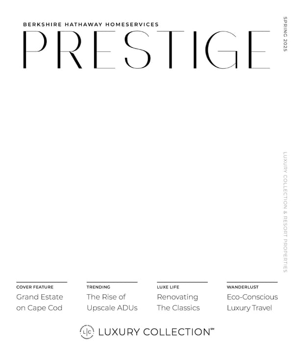 Prestige: Spring 2025 Edition - Page 1
