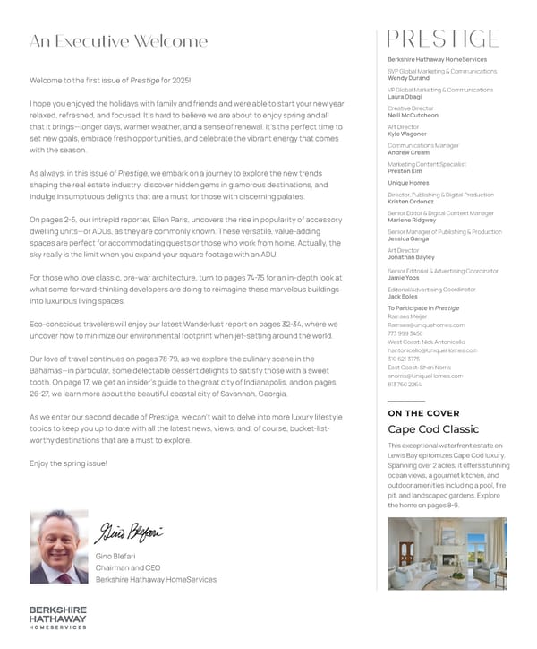 Prestige: Spring 2025 Edition - Page 2
