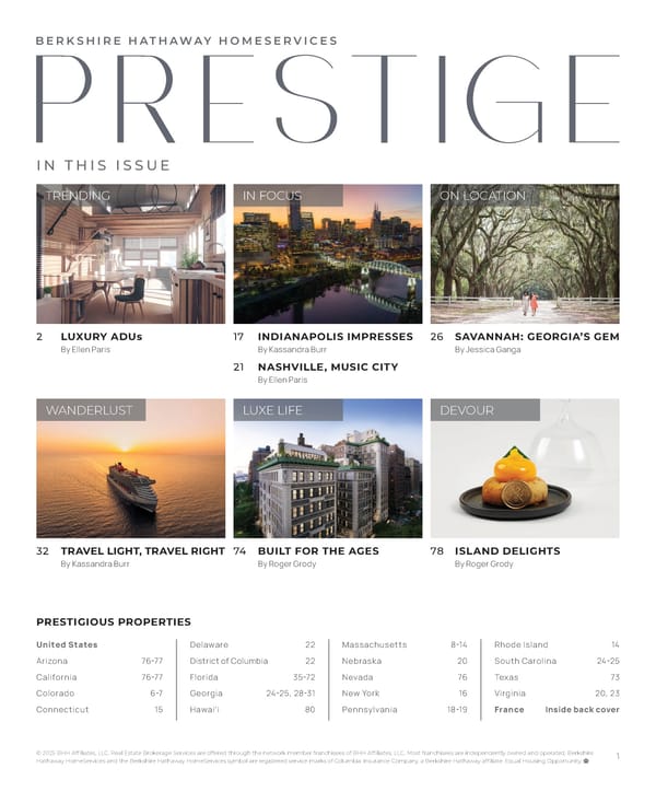 Prestige: Spring 2025 Edition - Page 3